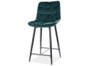 SIGNAL PÓŁHOKER 60cm CHIC H-2 KRZESŁO BAROWE VELVET ZIELONY BLUVEL 78 CZARNY STELAŻ METALOWY DO KUCHNI DO BARU PUBU Z PODPÓRKĄ SIGNAL PÓŁHOKER 60cm CHIC H-2 KRZESŁO BAROWE VELVET ZIELONY BLUVEL 78 CZARNY STELAŻ METALOWY DO KUCHNI DO BARU PUBU Z PODPÓRKĄ