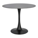 STÓŁ OKRĄGŁY Simplet Skinny Premium Stone Black 90cm Simplet CZARNY NOGA METALOWA BLAT SPIEK MARMUROWY STÓŁ OKRĄGŁY Simplet Skinny Premium Stone Black 90cm Simplet CZARNY NOGA METALOWA BLAT SPIEK MARMUROWY