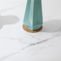 Simplet Stół Simplet Skinny Premium Stone White 90cm Biały blat spiek marmurowy odporny na zarysowania metal malowany proszkowo