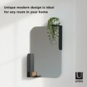 Umbra UMBRA lustro wnękowe z półkami czarny Umbra UMBRA lustro wnękowe z półkami czarny