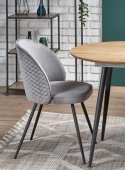 HALMAR stół COLORADO rozkładany 120-160x80 blat MDF okleinowany - dąb złoty, stelaż - czarny stal malowana proszkowo HALMAR stół COLORADO rozkładany 120-160x80 blat MDF okleinowany - dąb złoty, stelaż - czarny stal malowana proszkowo