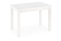 HALMAR stół GINO 100-138x60 rozkładany do jadalni blat - biały, nogi - biały - prostokątny - płyta meblowa okleinowana