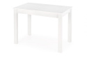 HALMAR stół GINO 100-138x60 rozkładany do jadalni blat - biały, nogi - biały - prostokątny - płyta meblowa okleinowana