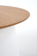ŁAWA STOLIK OKRĄGŁA AZURRA-S MDF + okleina NATURALNY / BIAŁY Halmar tworzywo PP fi49 ŁAWA STOLIK OKRĄGŁA AZURRA-S MDF + okleina NATURALNY / BIAŁY Halmar tworzywo PP fi49