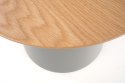 ŁAWA OKRĄGŁA AZURRA-S Halmar MDF + OKLEINA NATURALNY / TWORZYWO POPIELATY FI 49 ŁAWA OKRĄGŁA AZURRA-S Halmar MDF + OKLEINA NATURALNY / TWORZYWO POPIELATY FI 49