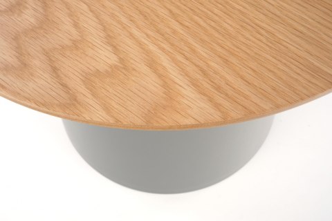 ŁAWA OKRĄGŁA AZURRA-S Halmar MDF + OKLEINA NATURALNY / TWORZYWO POPIELATY FI 49 ŁAWA OKRĄGŁA AZURRA-S Halmar MDF + OKLEINA NATURALNY / TWORZYWO POPIELATY FI 49