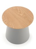 ŁAWA OKRĄGŁA AZURRA-S Halmar MDF + OKLEINA NATURALNY / TWORZYWO POPIELATY FI 49 ŁAWA OKRĄGŁA AZURRA-S Halmar MDF + OKLEINA NATURALNY / TWORZYWO POPIELATY FI 49