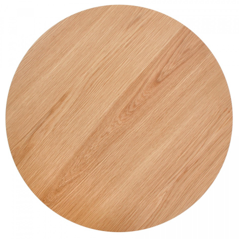 Halmar stolik ława okrągła AZURRA MDF + okleina naturalna naturalny / biały tworzywo fi69 Halmar stolik ława okrągła AZURRA MDF + okleina naturalna naturalny / biały tworzywo fi69