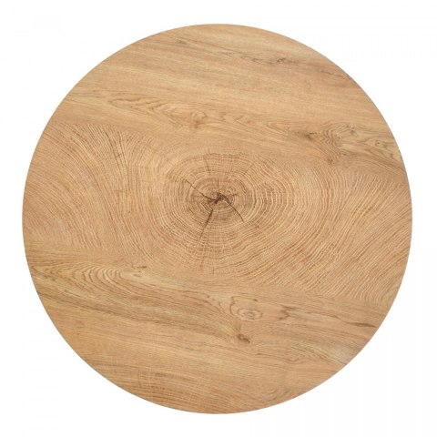 ŁAWA OKRĄGŁA BROOKLYN MDF okleinowany DĄB NATURALNY / stelaż stal malowana proszkowo CZARNY fi80 Halmar ŁAWA OKRĄGŁA BROOKLYN MDF okleinowany DĄB NATURALNY / stelaż stal malowana proszkowo CZARNY fi80 Halmar