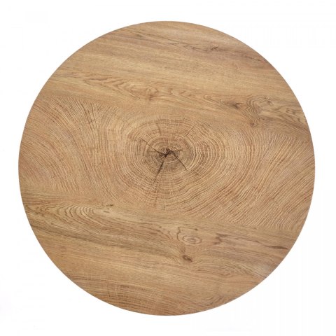 ŁAWA OKRĄGŁA BROOKLYN MDF okleinowany DĄB NATURALNY / stelaż stal malowana proszkowo CZARNY fi80 Halmar ŁAWA OKRĄGŁA BROOKLYN MDF okleinowany DĄB NATURALNY / stelaż stal malowana proszkowo CZARNY fi80 Halmar