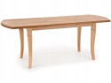 Halmar STÓŁ FRYDERYK 160/240 cm MDF laminowany kolor dąb craft (160-240x90x74 cm) nogi drewno lite bukowe