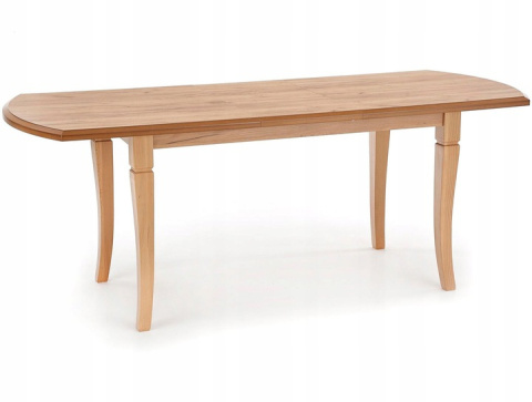Halmar STÓŁ FRYDERYK 160/240 cm MDF laminowany kolor dąb craft (160-240x90x74 cm) nogi drewno lite bukowe Halmar STÓŁ FRYDERYK 160/240 cm MDF laminowany kolor dąb craft (160-240x90x74 cm) nogi drewno lite bukowe