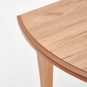 Halmar STÓŁ FRYDERYK 160/240 cm MDF laminowany kolor dąb craft (160-240x90x74 cm) nogi drewno lite bukowe Halmar STÓŁ FRYDERYK 160/240 cm MDF laminowany kolor dąb craft (160-240x90x74 cm) nogi drewno lite bukowe