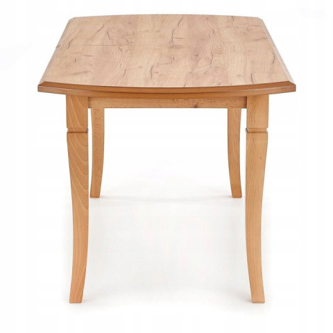 Halmar STÓŁ FRYDERYK 160/240 cm MDF laminowany kolor dąb craft (160-240x90x74 cm) nogi drewno lite bukowe Halmar STÓŁ FRYDERYK 160/240 cm MDF laminowany kolor dąb craft (160-240x90x74 cm) nogi drewno lite bukowe