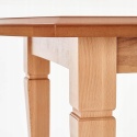 Halmar STÓŁ FRYDERYK 160/240 cm MDF laminowany kolor dąb craft (160-240x90x74 cm) nogi drewno lite bukowe Halmar STÓŁ FRYDERYK 160/240 cm MDF laminowany kolor dąb craft (160-240x90x74 cm) nogi drewno lite bukowe