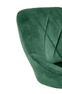 HOKER REGULOWANY KRZESŁO BAROWE H101 Halmar CIEMNY ZIELONY VELVET PODSTAWA stal malowana proszkowo CZARNA regulowana wysokość HOKER REGULOWANY KRZESŁO BAROWE H101 Halmar CIEMNY ZIELONY VELVET PODSTAWA stal malowana proszkowo CZARNA regulowana wysokość
