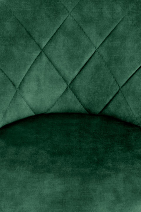 HOKER REGULOWANY KRZESŁO BAROWE H101 Halmar CIEMNY ZIELONY VELVET PODSTAWA stal malowana proszkowo CZARNA regulowana wysokość HOKER REGULOWANY KRZESŁO BAROWE H101 Halmar CIEMNY ZIELONY VELVET PODSTAWA stal malowana proszkowo CZARNA regulowana wysokość