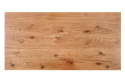 Halmar ława HORUS-LAW płyta fornirowana obrzeża lite drewno kolor jasny dąb/ stal malowana proszkowo czarny 120x60 z półką