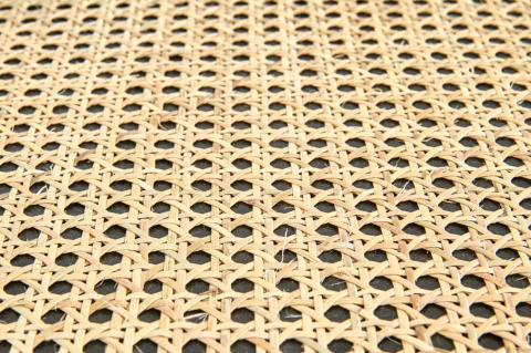 Halmar ława JAKARTA MDF lakierowany drewno lite czarny / naturalny rattan fi39 Halmar ława JAKARTA MDF lakierowany drewno lite czarny / naturalny rattan fi39