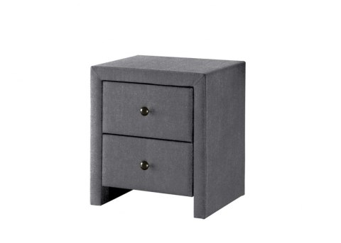Halmar szafka nocna PRIMA 3 tapicerowana popiel/tkanina velvet 2 szuflady Halmar szafka nocna PRIMA 3 tapicerowana popiel/tkanina velvet 2 szuflady