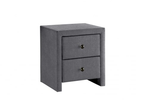 Halmar szafka nocna PRIMA 3 tapicerowana popiel/tkanina velvet 2 szuflady Halmar szafka nocna PRIMA 3 tapicerowana popiel/tkanina velvet 2 szuflady