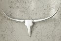 Invicta Interior poroże BULL 75 cm - ozdoba dekoracja ścienna dekoracyjne poroże wykonane z aluminium z lśniącym wykończeniem Invicta Interior poroże BULL 75 cm - ozdoba dekoracja ścienna dekoracyjne poroże wykonane z aluminium z lśniącym wykończeniem
