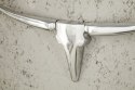 Invicta Interior poroże BULL 75 cm - ozdoba dekoracja ścienna dekoracyjne poroże wykonane z aluminium z lśniącym wykończeniem Invicta Interior poroże BULL 75 cm - ozdoba dekoracja ścienna dekoracyjne poroże wykonane z aluminium z lśniącym wykończeniem