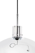 LAMPA WISZĄCA ROTA 360 SREBRNY CHROM - REGULOWANY SREBRNY stelaż CZARNY kabel SREBRNY klosz E27 King Home LAMPA WISZĄCA ROTA 360 SREBRNY CHROM - REGULOWANY SREBRNY stelaż CZARNY kabel SREBRNY klosz E27 King Home