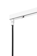 LAMPA WISZĄCA ROTA 360 SREBRNY CHROM - REGULOWANY SREBRNY stelaż CZARNY kabel SREBRNY klosz E27 King Home