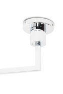 LAMPA WISZĄCA ROTA 360 SREBRNY CHROM - REGULOWANY SREBRNY stelaż CZARNY kabel SREBRNY klosz E27 King Home LAMPA WISZĄCA ROTA 360 SREBRNY CHROM - REGULOWANY SREBRNY stelaż CZARNY kabel SREBRNY klosz E27 King Home