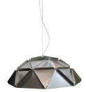 Lampa wisząca SPUTNIK metalowa - srebrbrna na zewnątrz, biała wewnątrz Lampa wisząca SPUTNIK metalowa - srebrbrna na zewnątrz, biała wewnątrz