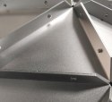 Lampa wisząca SPUTNIK metalowa - srebrbrna na zewnątrz, biała wewnątrz Lampa wisząca SPUTNIK metalowa - srebrbrna na zewnątrz, biała wewnątrz