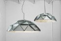 Lampa wisząca SPUTNIK metalowa - srebrbrna na zewnątrz, biała wewnątrz Lampa wisząca SPUTNIK metalowa - srebrbrna na zewnątrz, biała wewnątrz