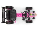 Milly Mally Pojazd Gokart na pedały Rocket Pink Różowy aerodynamiczna sylwetka regulowane sportowe siedzisko hamulec 3 lata+