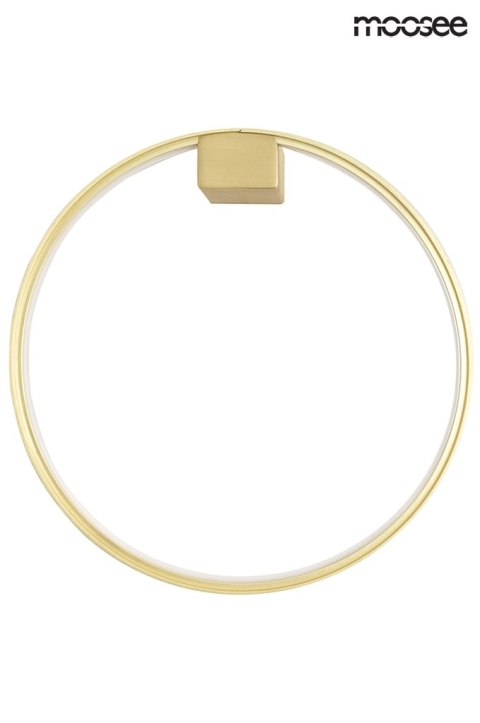 KINKIET OKRĄGŁY LAMPA ŚCIENNA LED CIRCLE WALL ZŁOTA aluminium osłona AKRYL Moosee MOOSEE KINKIET OKRĄGŁY LAMPA ŚCIENNA LED CIRCLE WALL ZŁOTA aluminium osłona AKRYL Moosee MOOSEE