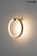 KINKIET OKRĄGŁY LAMPA ŚCIENNA LED CIRCLE WALL ZŁOTA aluminium osłona AKRYL Moosee MOOSEE KINKIET OKRĄGŁY LAMPA ŚCIENNA LED CIRCLE WALL ZŁOTA aluminium osłona AKRYL Moosee MOOSEE