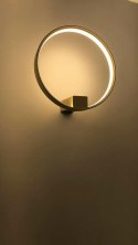 KINKIET OKRĄGŁY LAMPA ŚCIENNA LED CIRCLE WALL ZŁOTA aluminium osłona AKRYL Moosee MOOSEE KINKIET OKRĄGŁY LAMPA ŚCIENNA LED CIRCLE WALL ZŁOTA aluminium osłona AKRYL Moosee MOOSEE