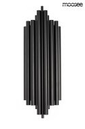 Moosee MOOSEE Kinkiet lampa ścienna HARMONIC BLACK czarna stal nierdzewna 2xE14 Moosee MOOSEE Kinkiet lampa ścienna HARMONIC BLACK czarna stal nierdzewna 2xE14