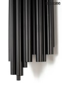 Moosee MOOSEE Kinkiet lampa ścienna HARMONIC BLACK czarna stal nierdzewna 2xE14 Moosee MOOSEE Kinkiet lampa ścienna HARMONIC BLACK czarna stal nierdzewna 2xE14