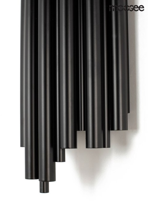 Moosee MOOSEE Kinkiet lampa ścienna HARMONIC BLACK czarna stal nierdzewna 2xE14 Moosee MOOSEE Kinkiet lampa ścienna HARMONIC BLACK czarna stal nierdzewna 2xE14