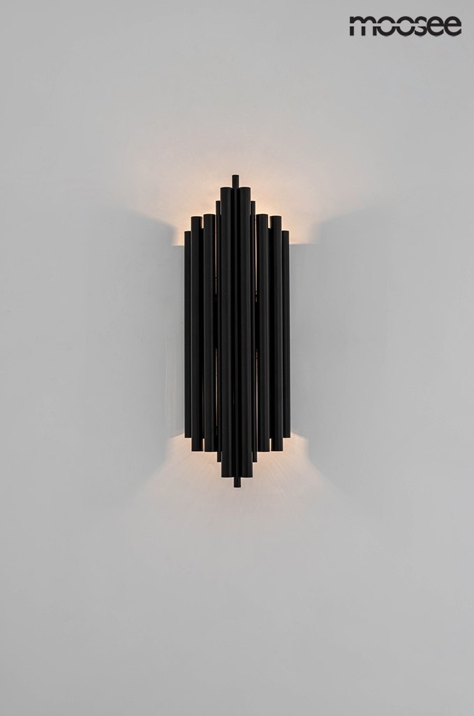 Moosee MOOSEE lampa ścienna HARMONIC BLACK czarna Moosee MOOSEE lampa ścienna HARMONIC BLACK czarna