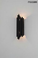 Moosee MOOSEE Kinkiet lampa ścienna HARMONIC BLACK czarna stal nierdzewna 2xE14