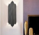 Moosee MOOSEE Kinkiet lampa ścienna HARMONIC BLACK czarna stal nierdzewna 2xE14 Moosee MOOSEE Kinkiet lampa ścienna HARMONIC BLACK czarna stal nierdzewna 2xE14