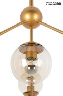 LAMPA WISZĄCA ASTRIFERO 10 metalowa ZŁOTA / KLOSZE SZKLANE BURSZTYNOWE - regulacja wysokości 10xE27 Moosee MOOSEE LAMPA WISZĄCA ASTRIFERO 10 metalowa ZŁOTA / KLOSZE SZKLANE BURSZTYNOWE - regulacja wysokości 10xE27 Moosee MOOSEE