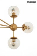 LAMPA WISZĄCA ASTRIFERO 10 metalowa ZŁOTA / KLOSZE SZKLANE BURSZTYNOWE - regulacja wysokości 10xE27 Moosee MOOSEE LAMPA WISZĄCA ASTRIFERO 10 metalowa ZŁOTA / KLOSZE SZKLANE BURSZTYNOWE - regulacja wysokości 10xE27 Moosee MOOSEE
