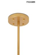 LAMPA WISZĄCA ASTRIFERO 10 metalowa ZŁOTA / KLOSZE SZKLANE BURSZTYNOWE - regulacja wysokości 10xE27 Moosee MOOSEE LAMPA WISZĄCA ASTRIFERO 10 metalowa ZŁOTA / KLOSZE SZKLANE BURSZTYNOWE - regulacja wysokości 10xE27 Moosee MOOSEE