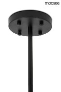 Moosee MOOSEE lampa wisząca ASTRIFERO 15 czarna / bursztynowa - stelaż metalowy, klosze szklane - regulacja wysokości Moosee MOOSEE lampa wisząca ASTRIFERO 15 czarna / bursztynowa - stelaż metalowy, klosze szklane - regulacja wysokości