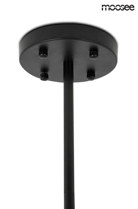 Moosee MOOSEE lampa wisząca ASTRIFERO 15 czarna / bursztynowa - stelaż metalowy, klosze szklane - regulacja wysokości Moosee MOOSEE lampa wisząca ASTRIFERO 15 czarna / bursztynowa - stelaż metalowy, klosze szklane - regulacja wysokości