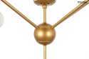 LAMPA WISZĄCA ASTRIFERO 15 ZŁOTA metal / KLOSZE SZKŁO BURSZTYNOWE - stelaż metalowy - REGULACJA WYSOKOŚCI Moosee MOOSEE LAMPA WISZĄCA ASTRIFERO 15 ZŁOTA metal / KLOSZE SZKŁO BURSZTYNOWE - stelaż metalowy - REGULACJA WYSOKOŚCI Moosee MOOSEE