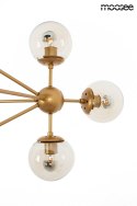 LAMPA WISZĄCA ASTRIFERO 15 ZŁOTA metal / KLOSZE SZKŁO BURSZTYNOWE - stelaż metalowy - REGULACJA WYSOKOŚCI Moosee MOOSEE LAMPA WISZĄCA ASTRIFERO 15 ZŁOTA metal / KLOSZE SZKŁO BURSZTYNOWE - stelaż metalowy - REGULACJA WYSOKOŚCI Moosee MOOSEE
